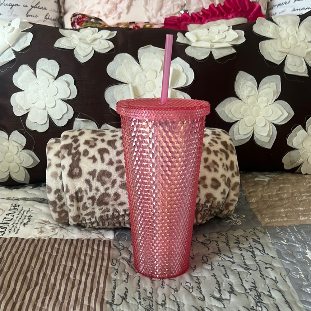 Pink Studded Tumbler